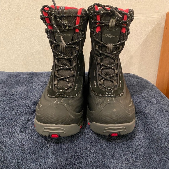 Black Colombia Snow boots waterproof size 8 boots very good condition - Picture 3 of 10